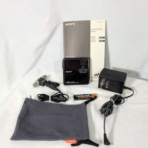 Sony MiniDisc Walkman MP3 Player Recorder MZ -M100 - Tested Working See Details